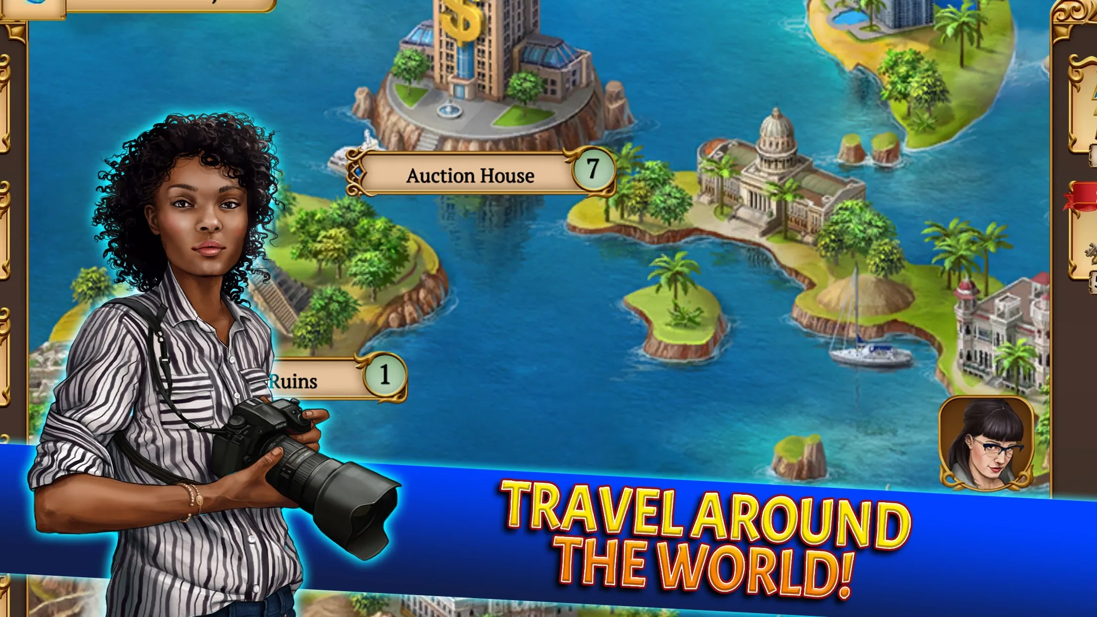 Mystery Society: Treasure Match screenshot 2