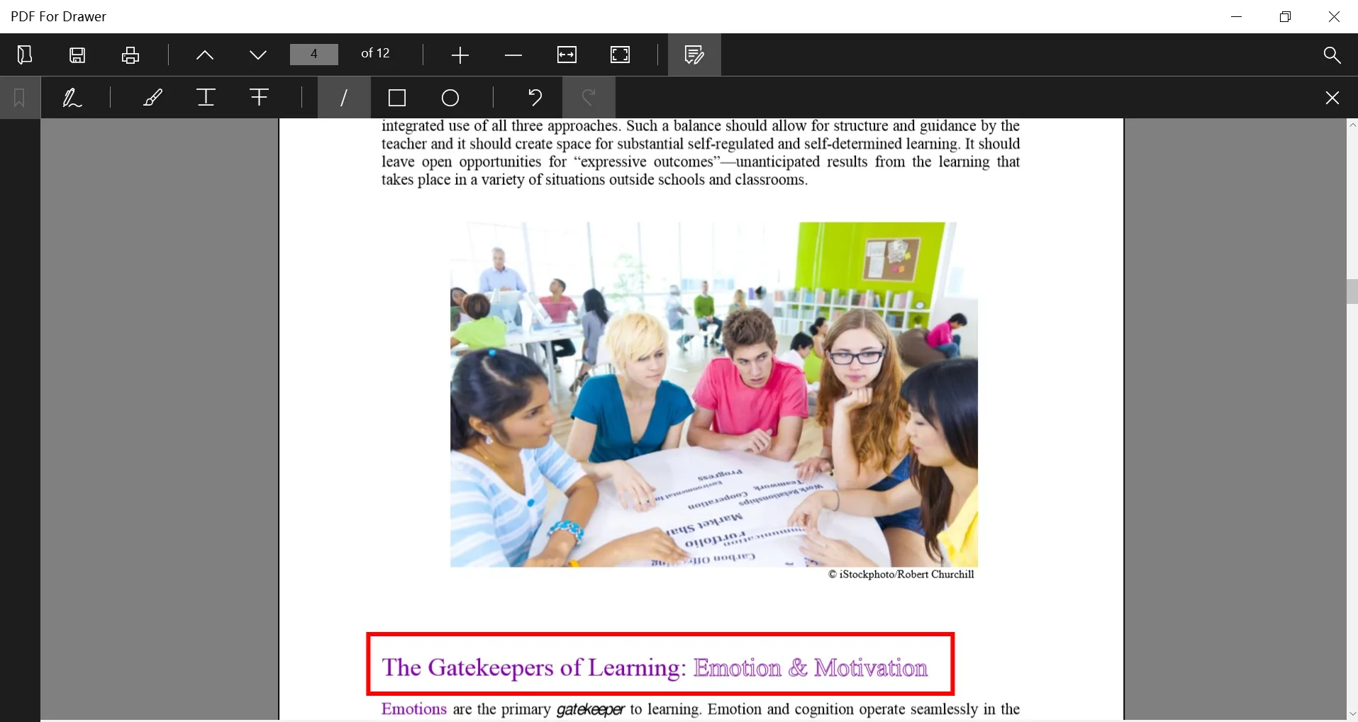 PDF For Drawer screenshot 1