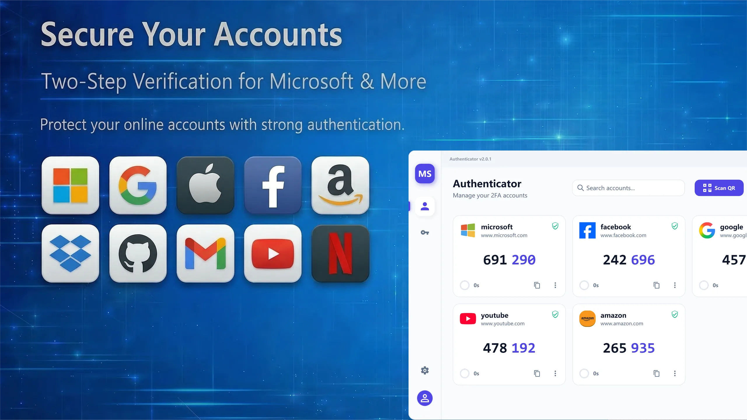 Authenticator - For Windows screenshot 1