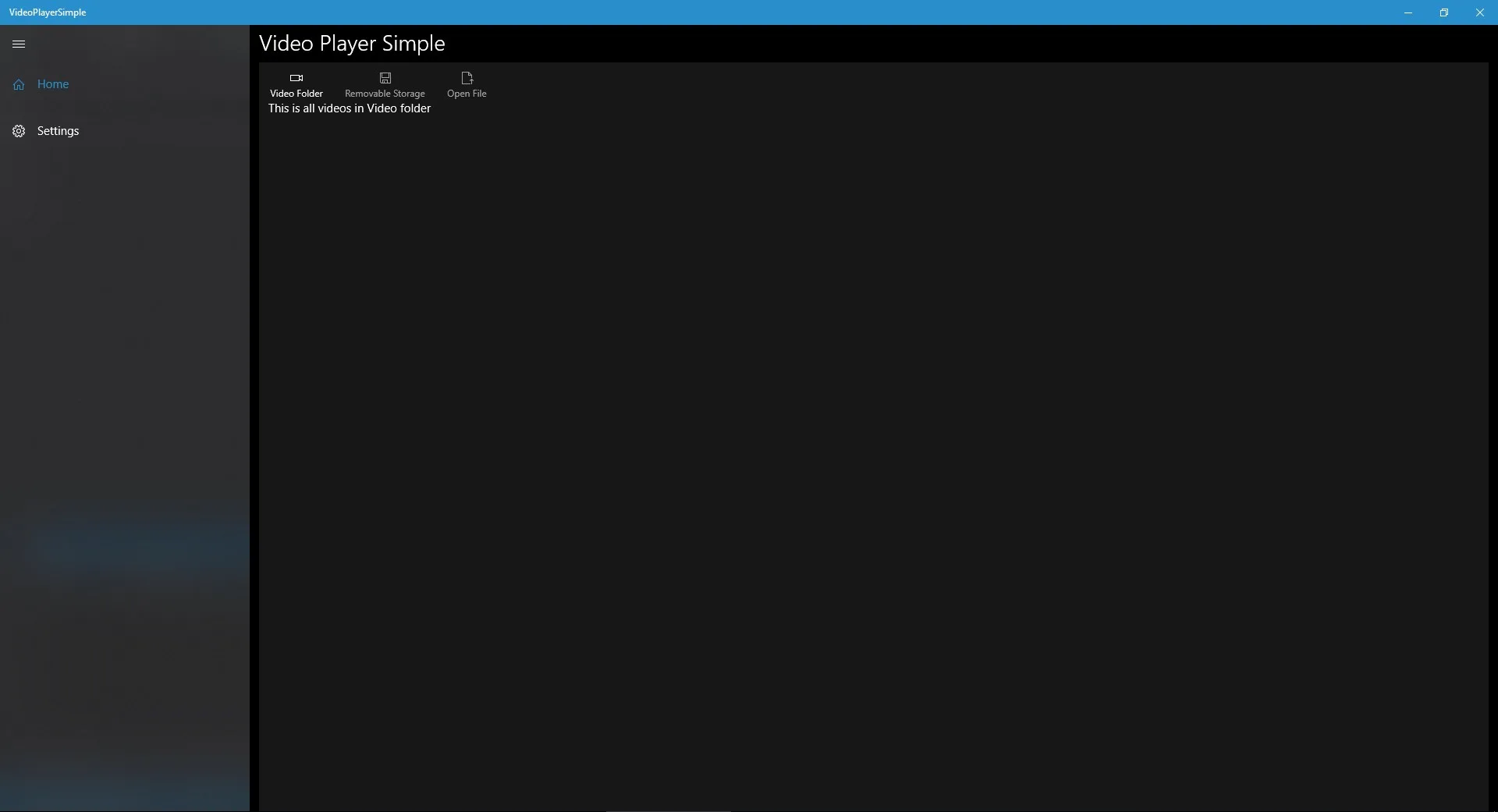 Video Player Simple screenshot 2