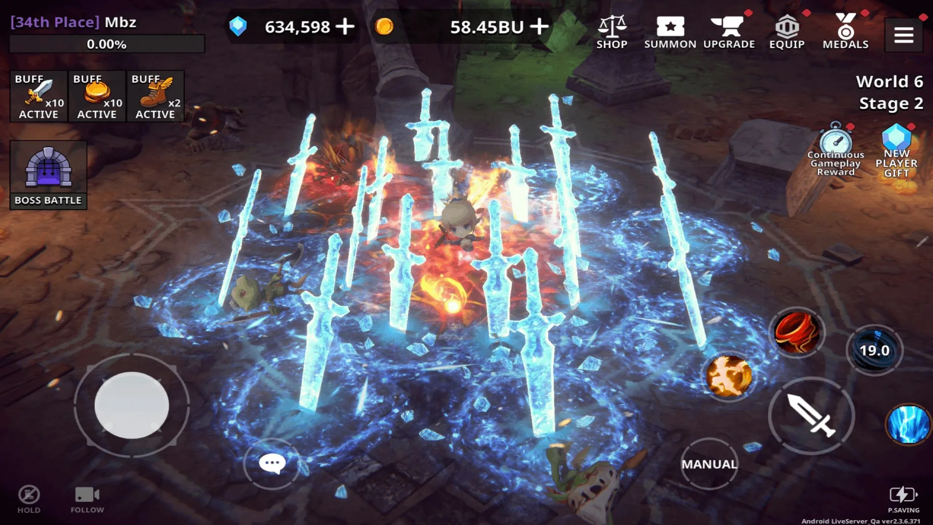 Dungeon Knight Idle screenshot 2
