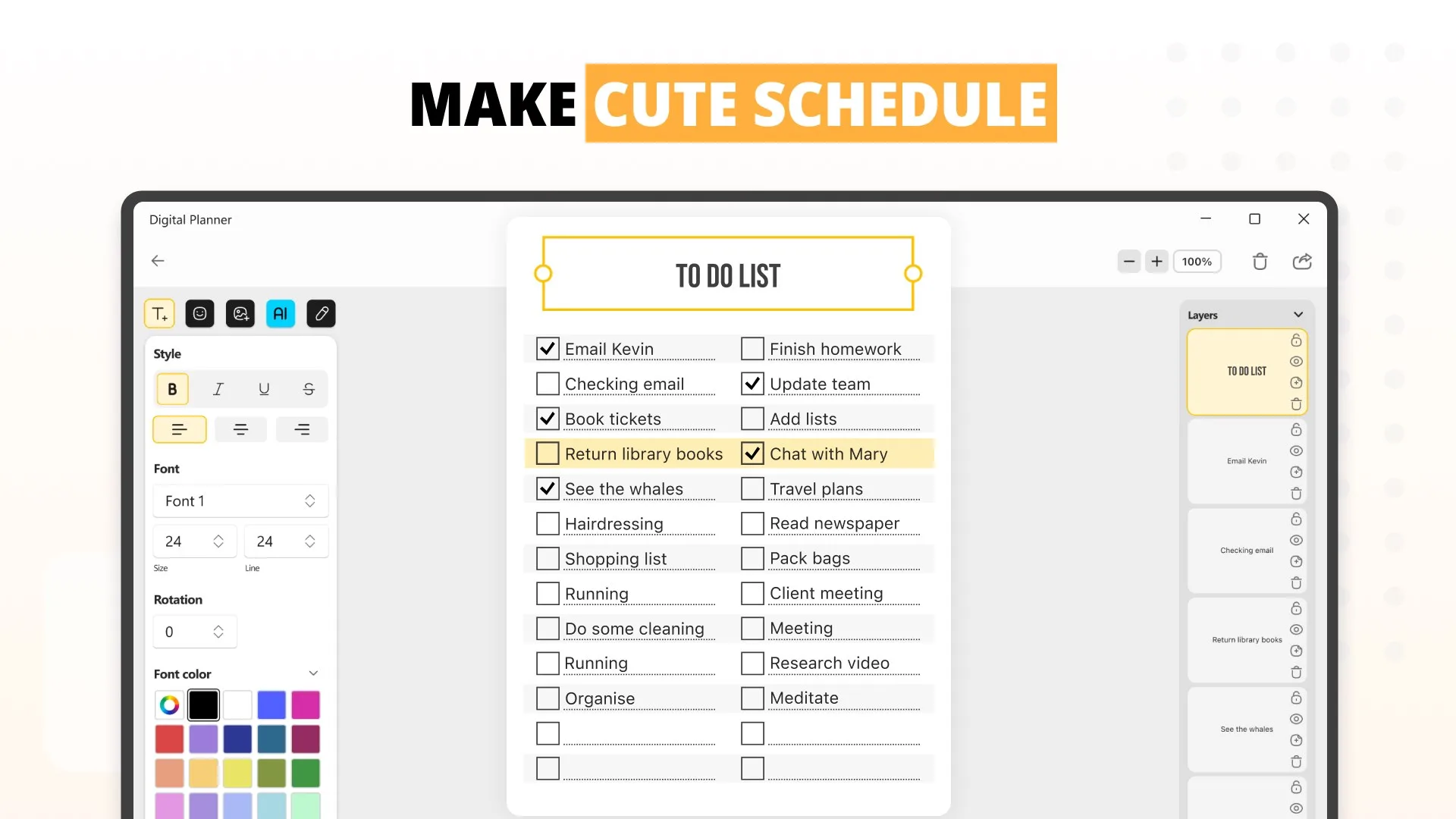Digital Planner - Creative Agenda & Organizer screenshot 5