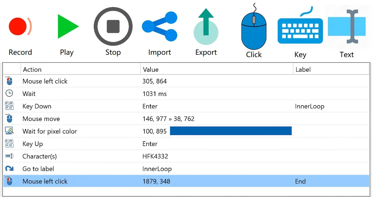 Macro Record Pro screenshot 1