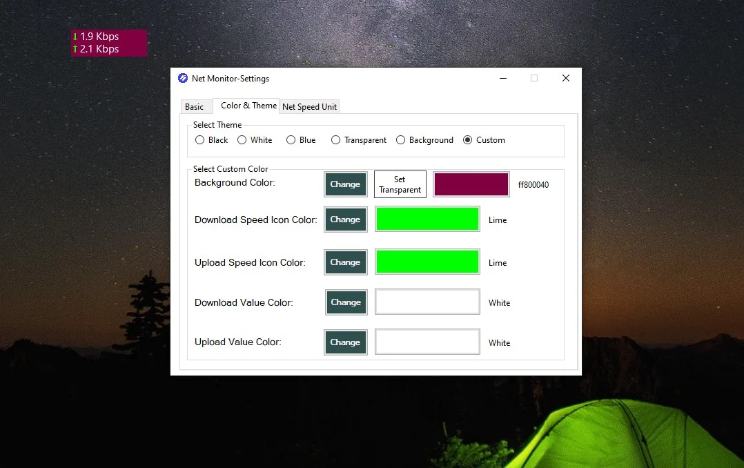 Net Monitor screenshot 2