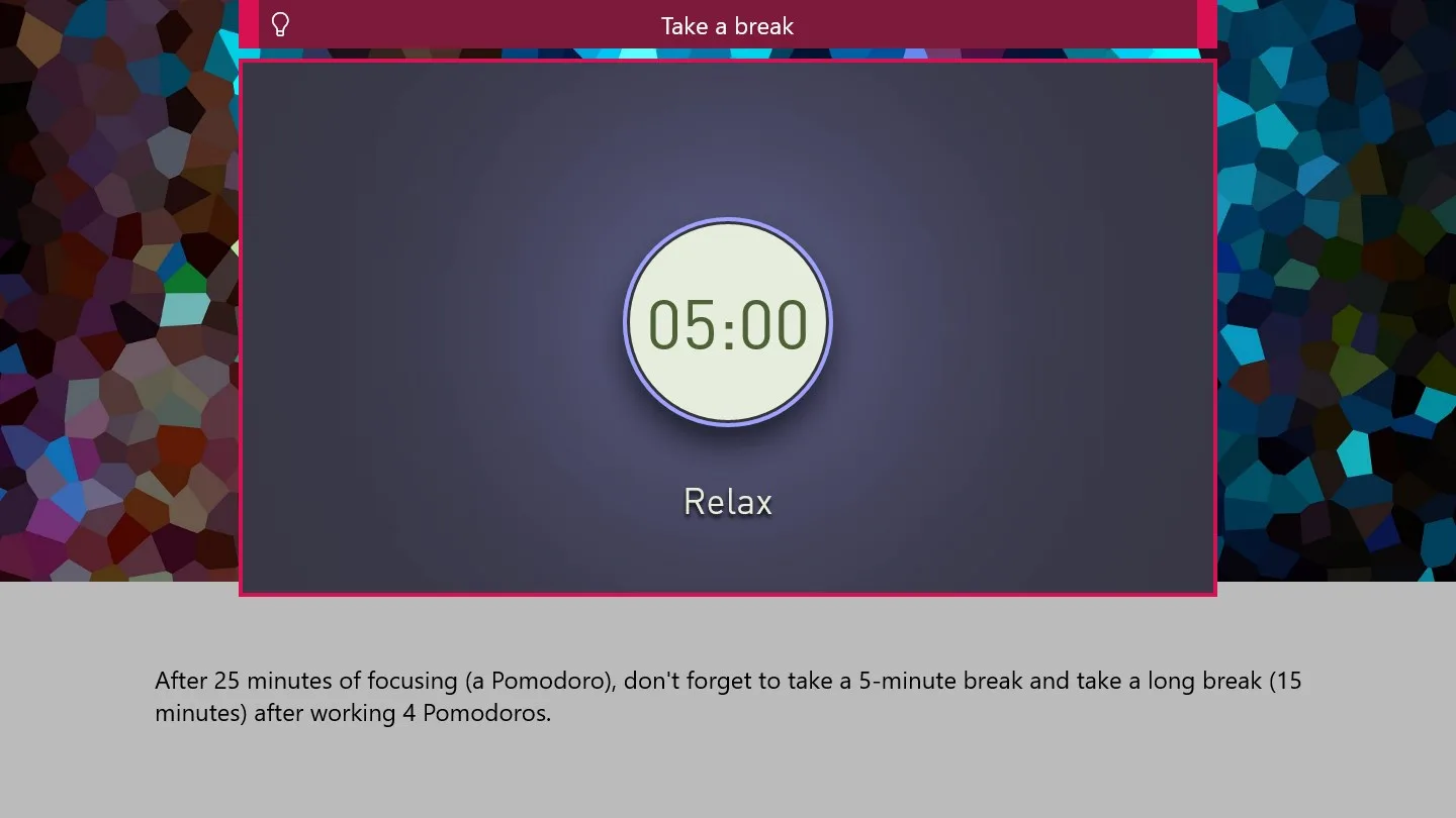 OnePomodoro screenshot 2