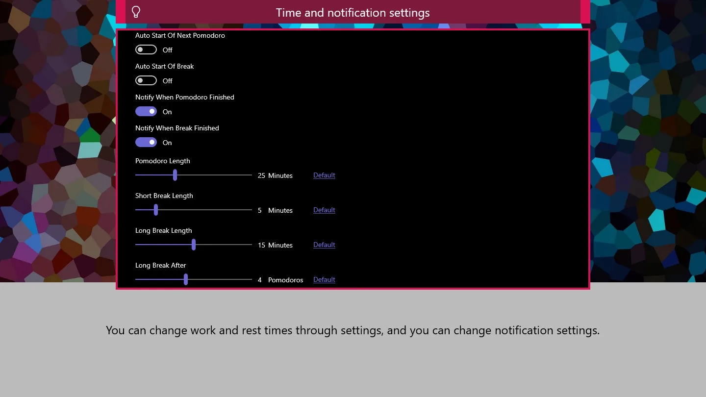 OnePomodoro screenshot 3