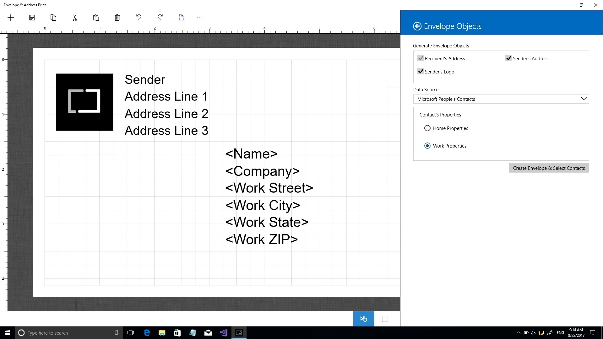 Envelope & Address Print screenshot 5