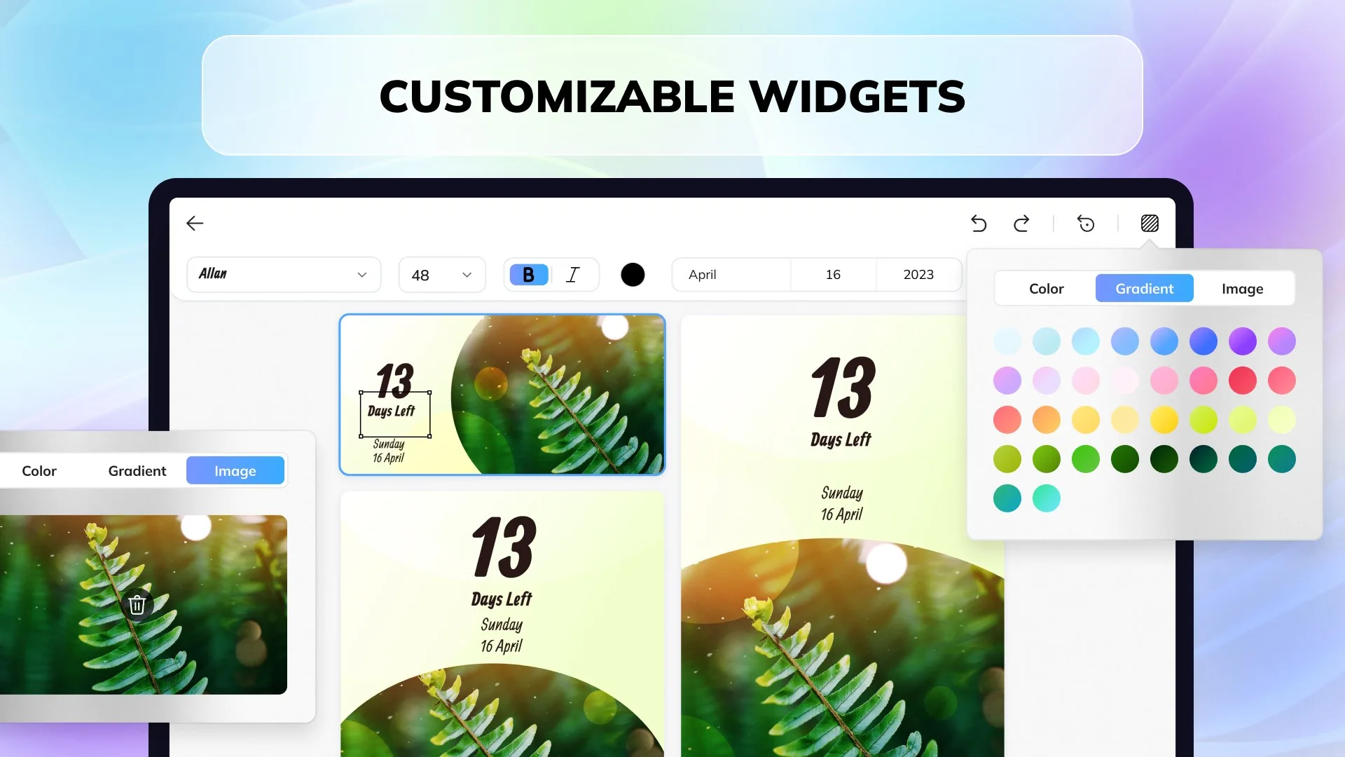 Desktop Widget Tools: Custom Calendar and Clock screenshot 2
