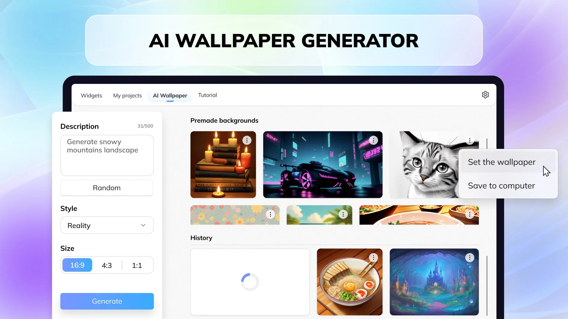 Desktop Widget Tools: Custom Calendar and Clock screenshot 4