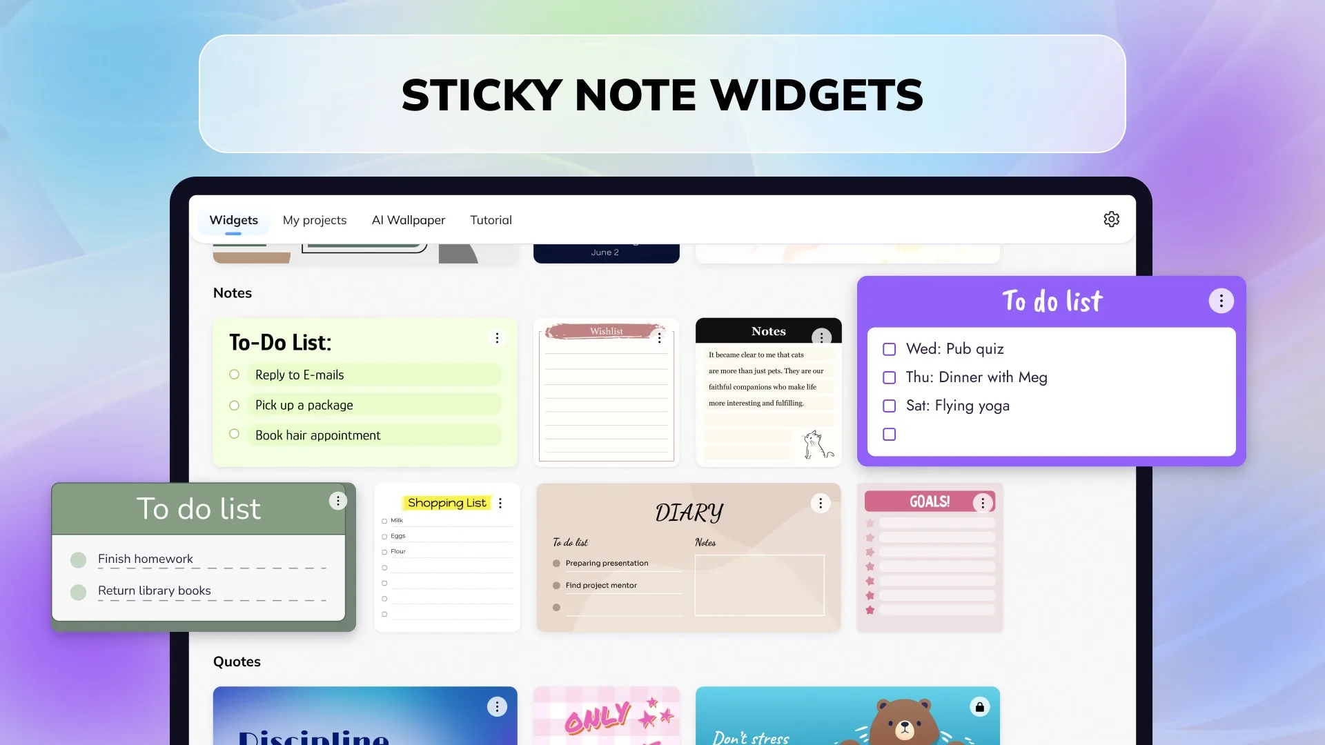 Desktop Widget Tools: Custom Calendar and Clock screenshot 5