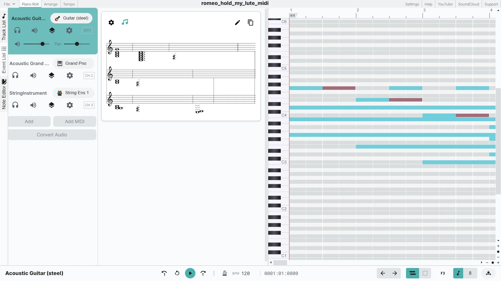 Midify screenshot 1