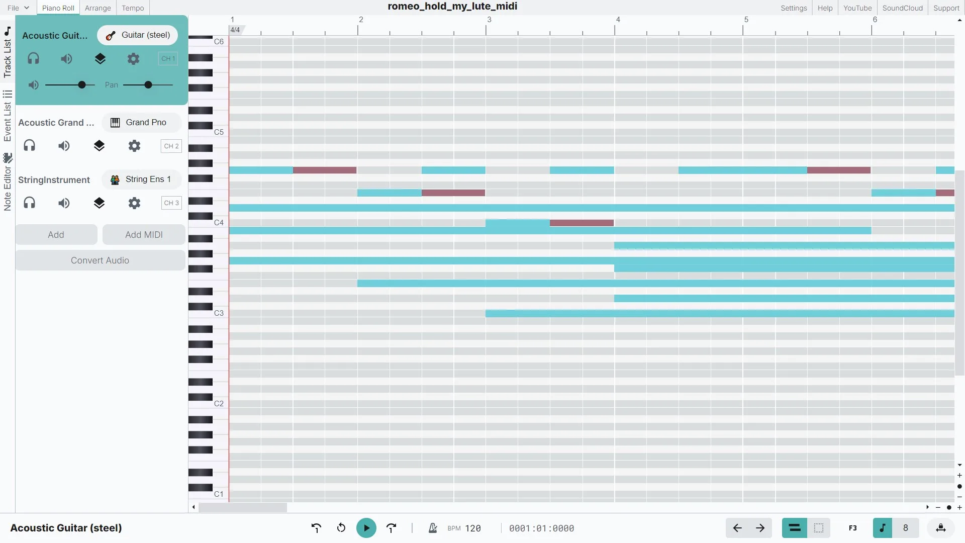 Midify screenshot 2