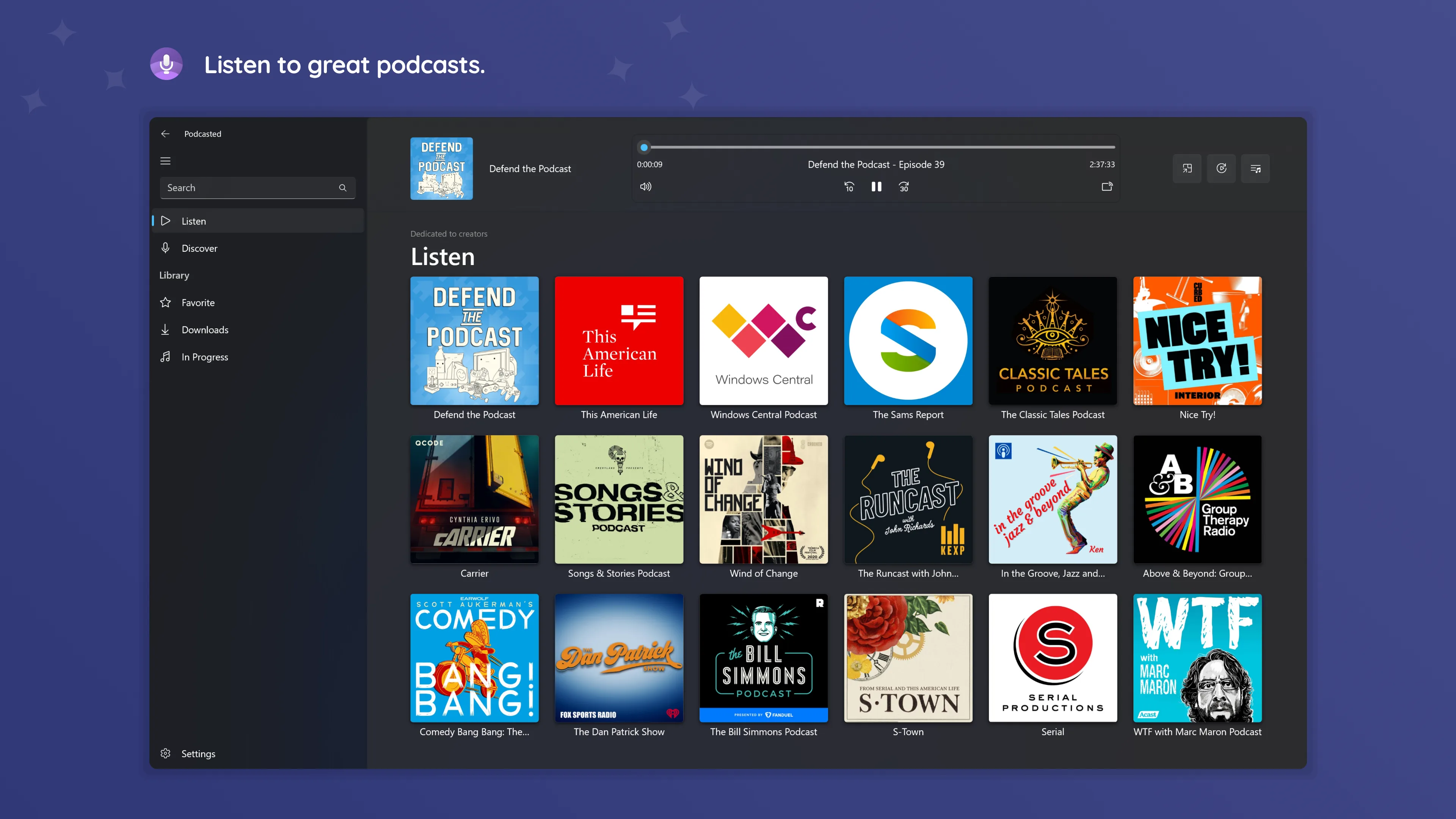 Podcasted screenshot 5