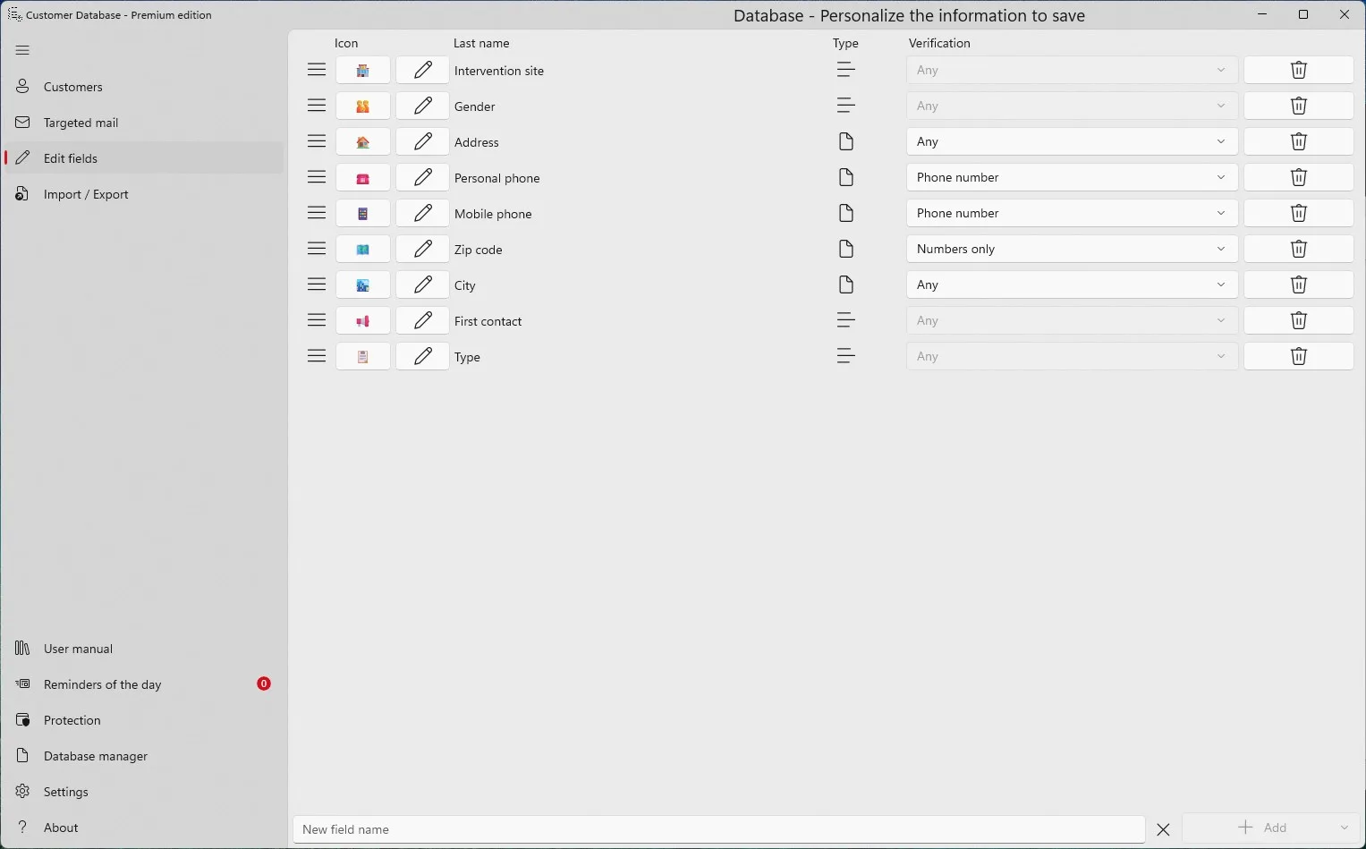 Simple Customer Database screenshot 3