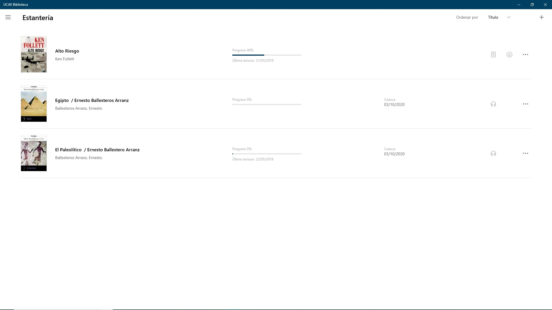 UCAV Biblioteca screenshot 3