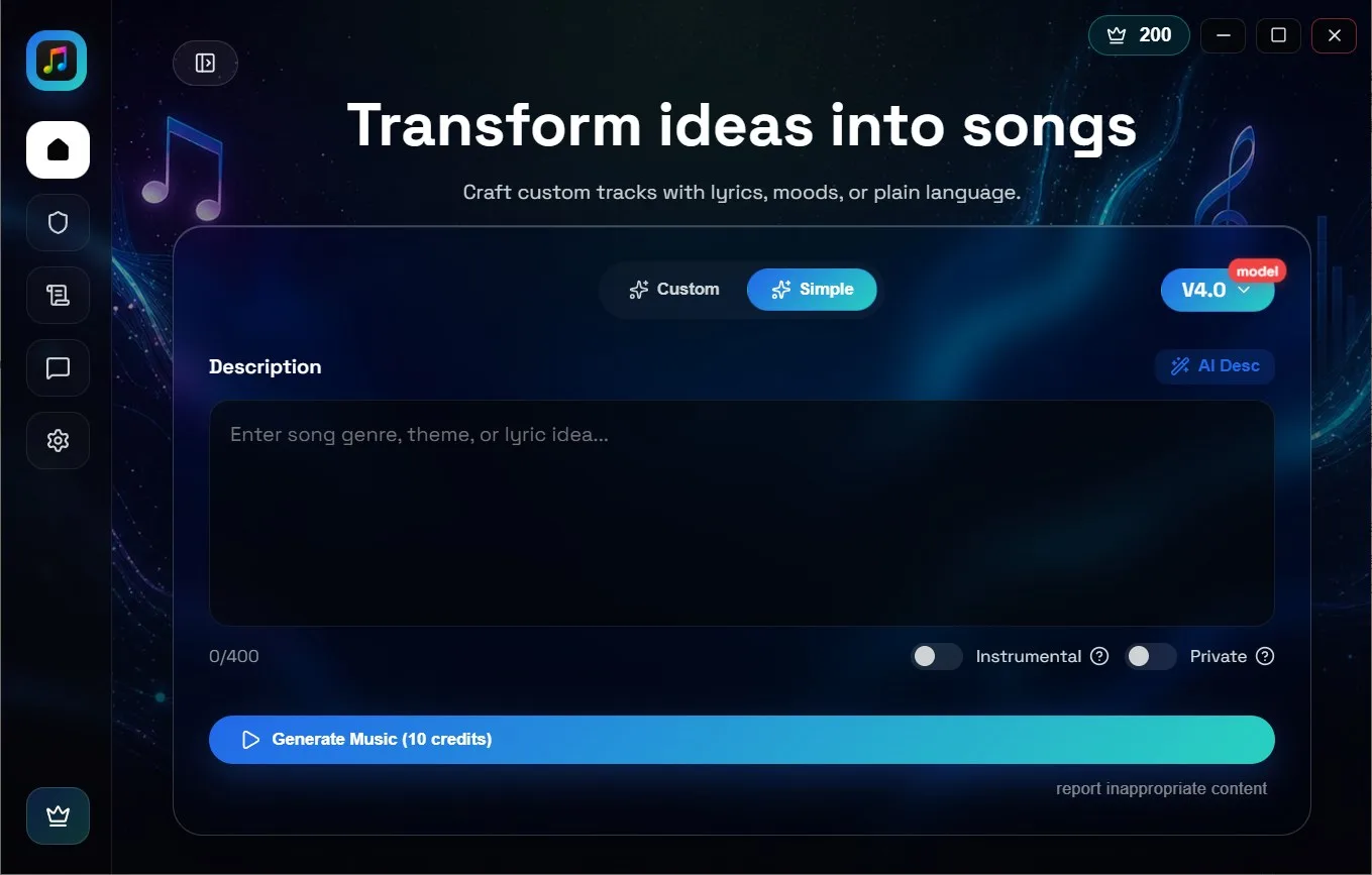 AI Music Generator : Song Maker screenshot 1