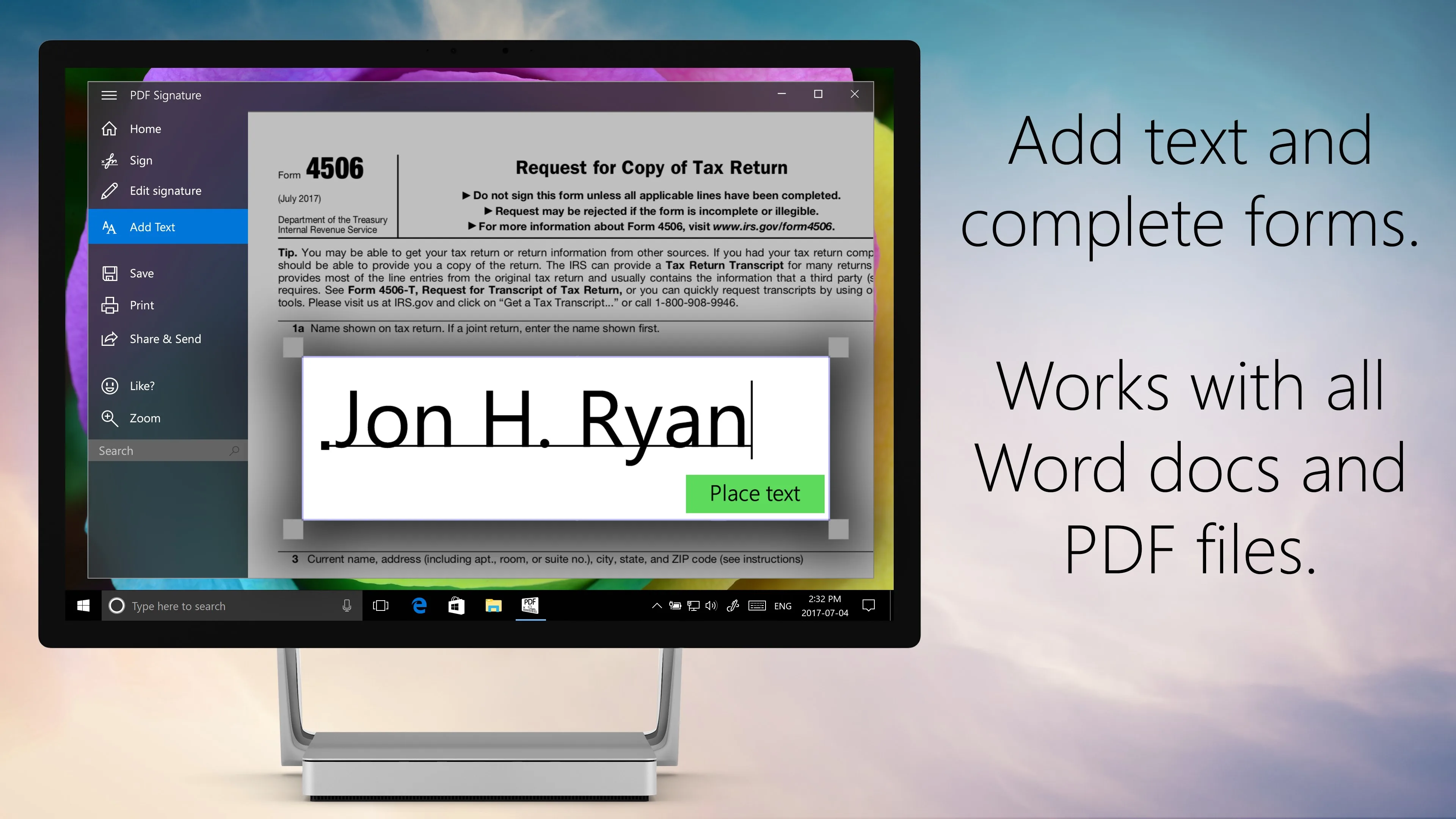 PDF Fill & Sign screenshot 2