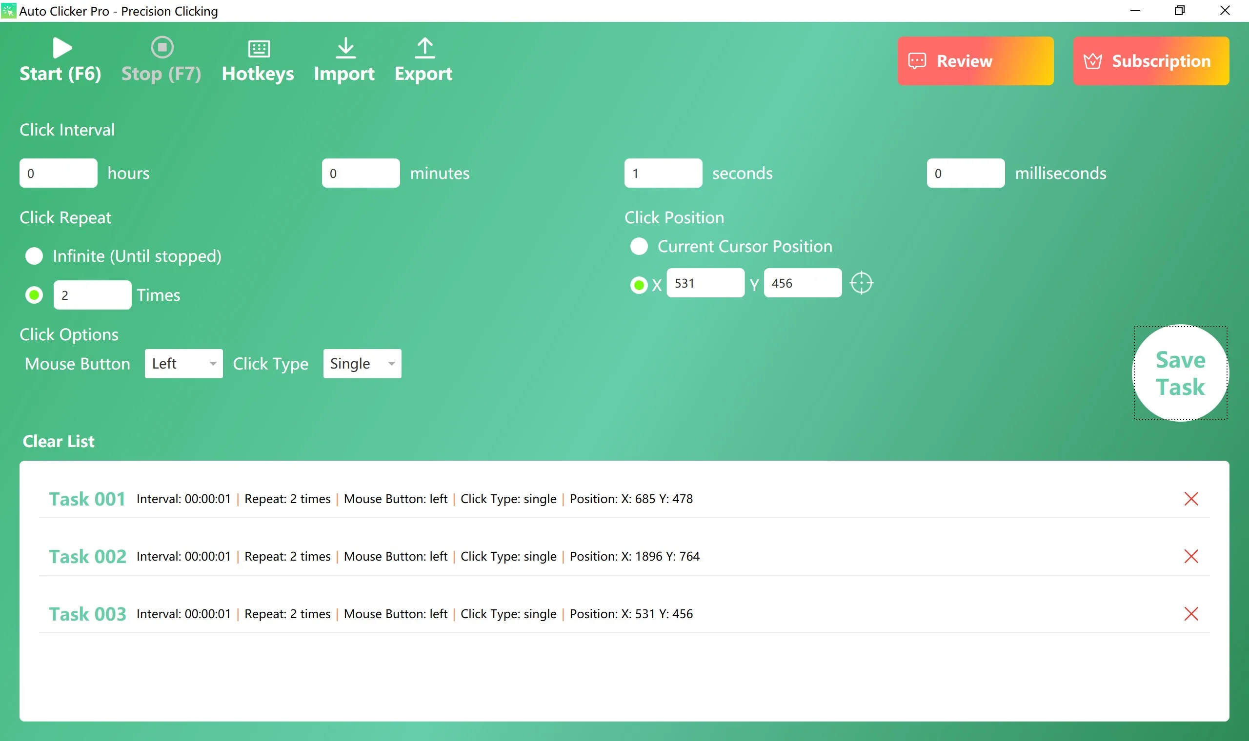 Auto Clicker Pro - Precision Clicking screenshot 1