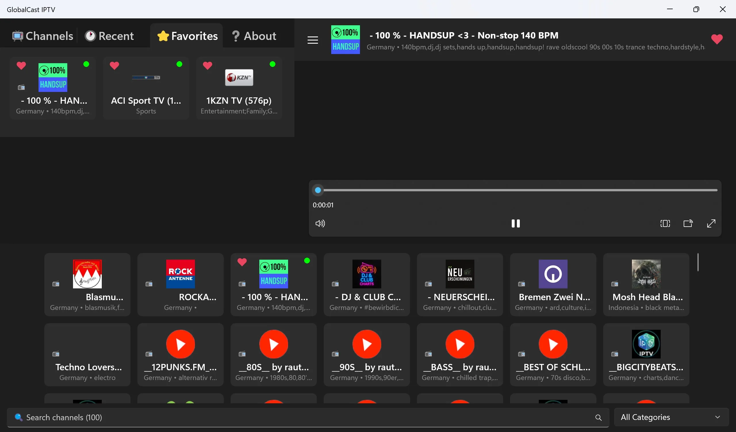 GlobalCast IPTV screenshot 3
