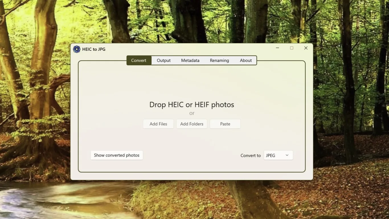 HEIC to JPG screenshot 1