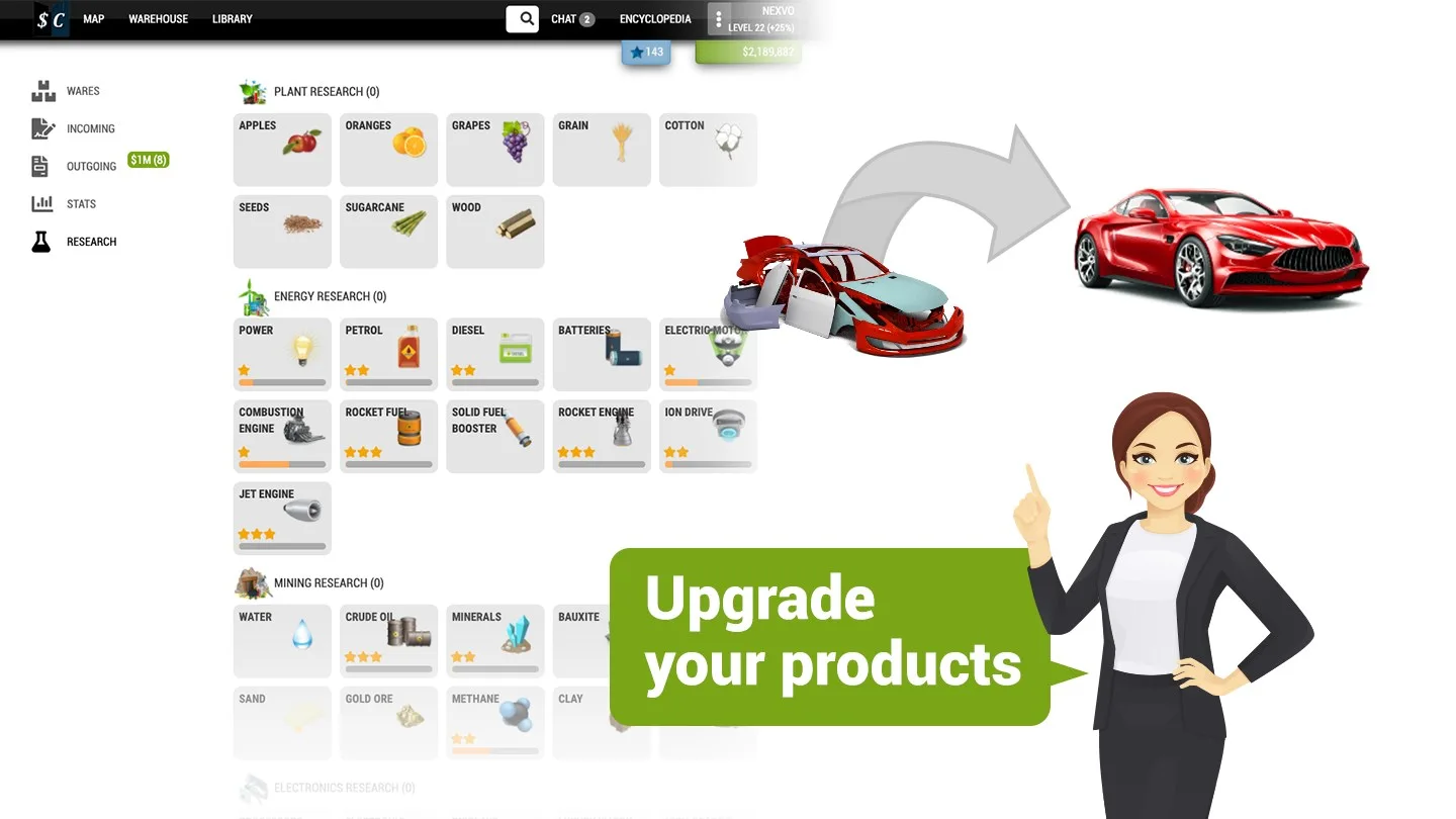 Sim Companies screenshot 2