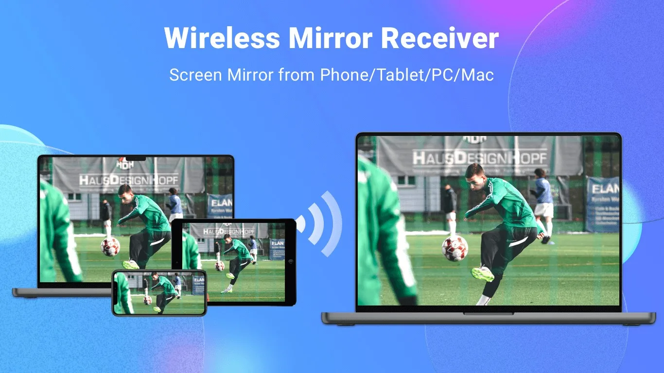 SmartMirrorReceiver - Wireless Mirror & Cast to PC screenshot 1