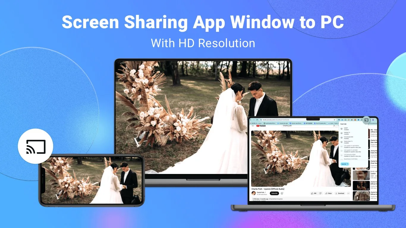 SmartMirrorReceiver - Wireless Mirror & Cast to PC screenshot 3