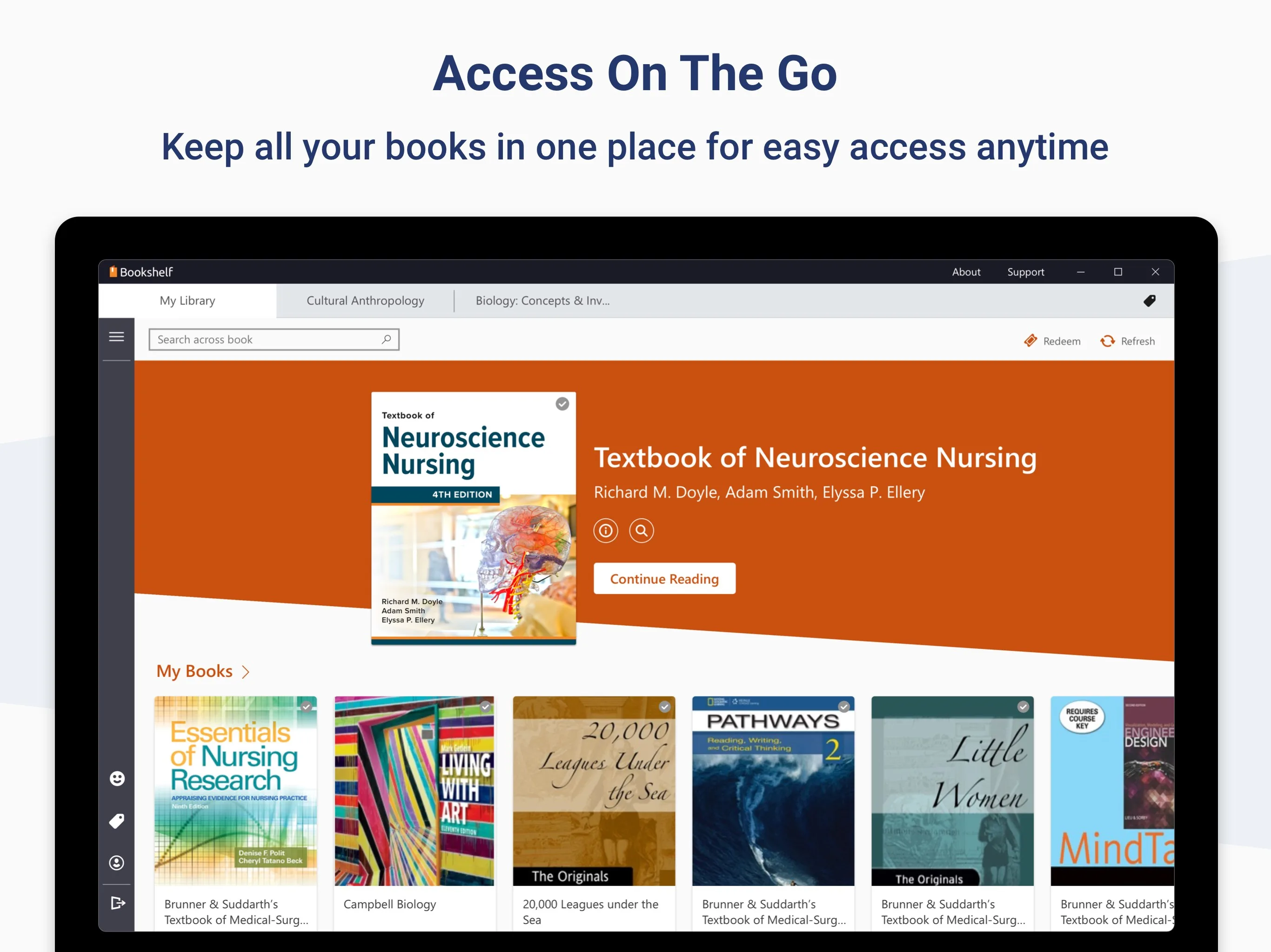 Elsevier eBooks on VitalSource screenshot 1