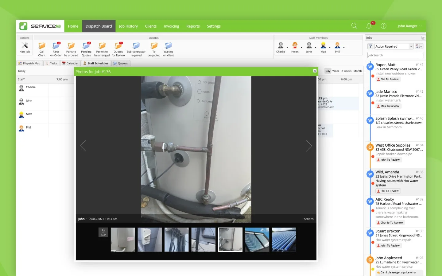 ServiceM8 screenshot 2