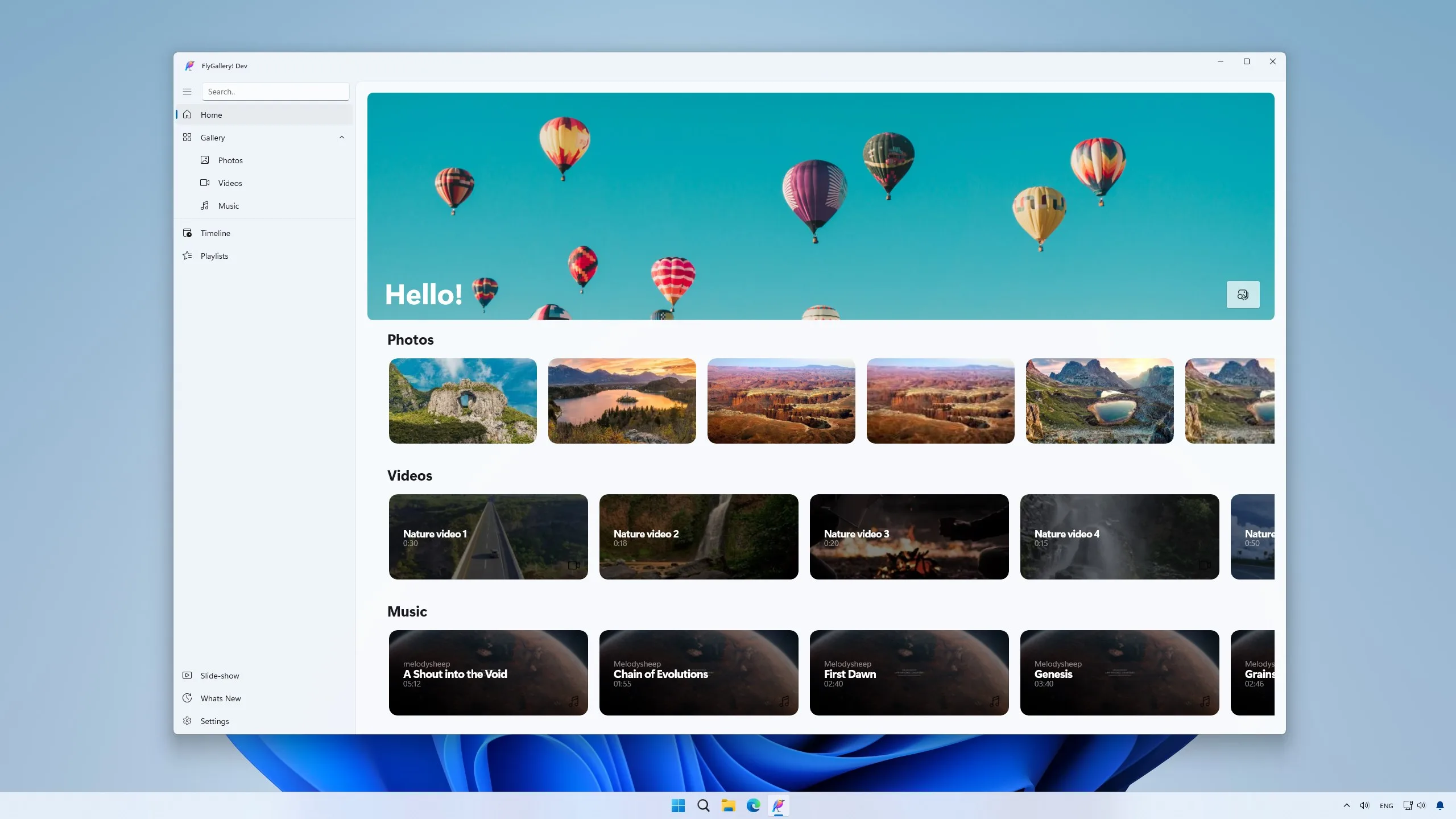 FlyGallery: Your personal media hub screenshot 4