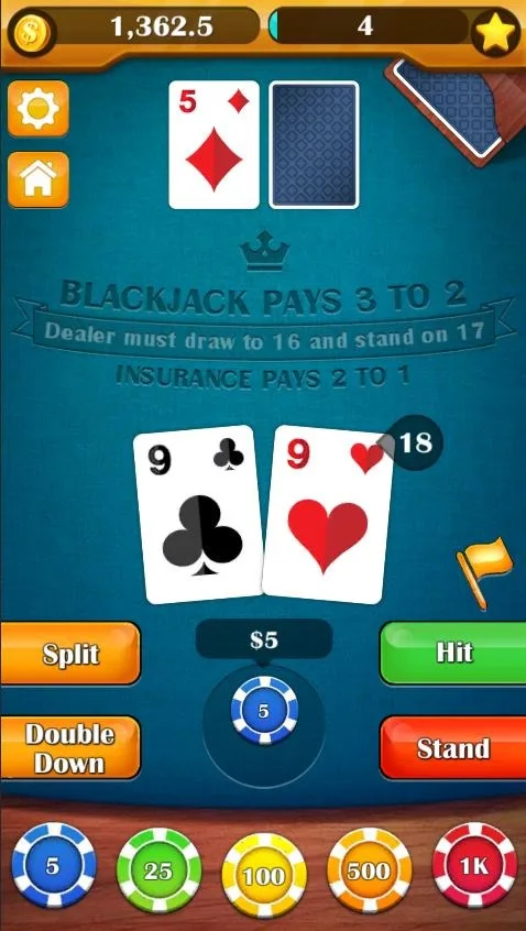 Black Jack 21 Classic screenshot 2