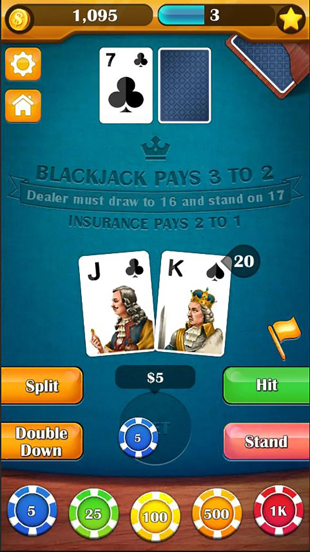 Black Jack 21 Classic screenshot 4