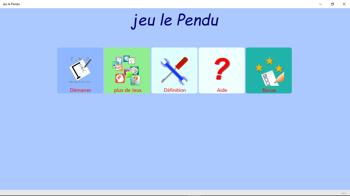 jeu le Pendu screenshot 2