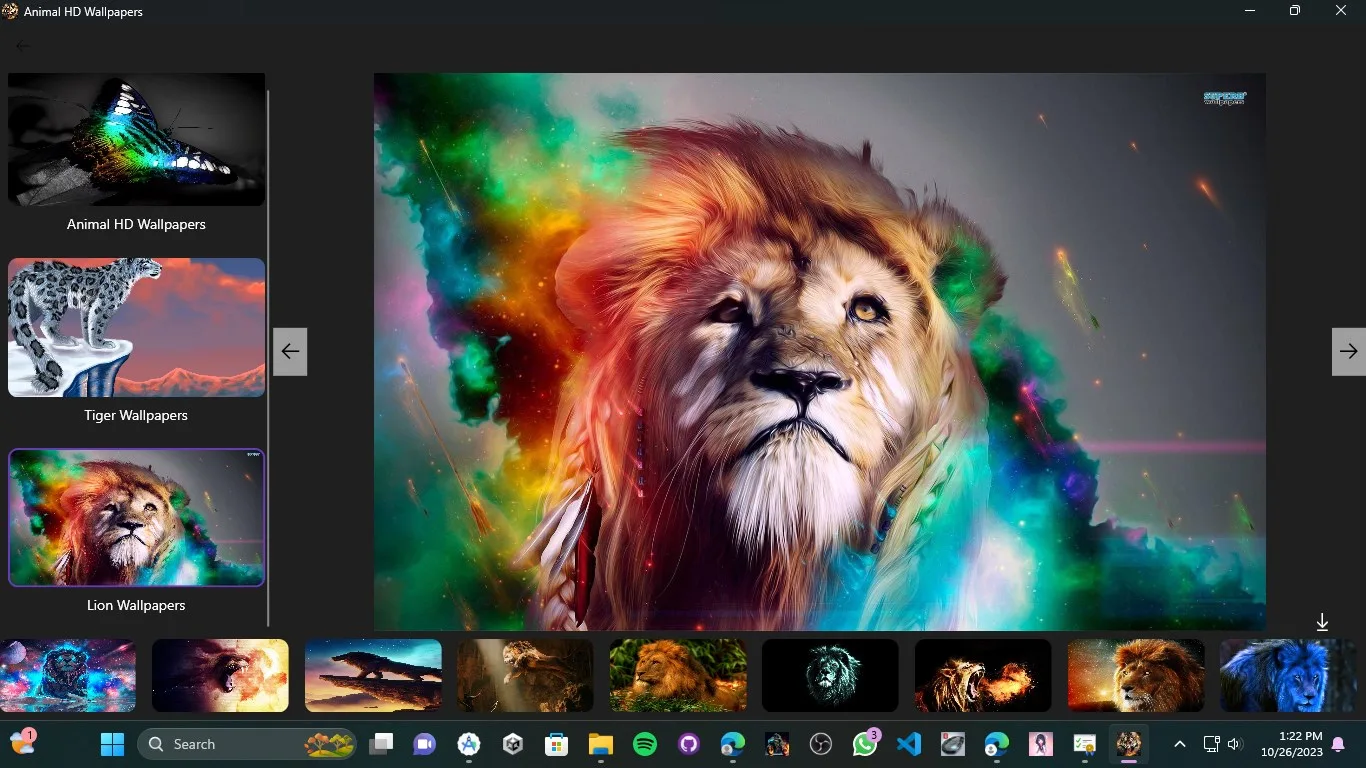 Animal wallpaper screenshot 1