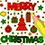 Christmas Color by Number - Sparkly Santa Drawing