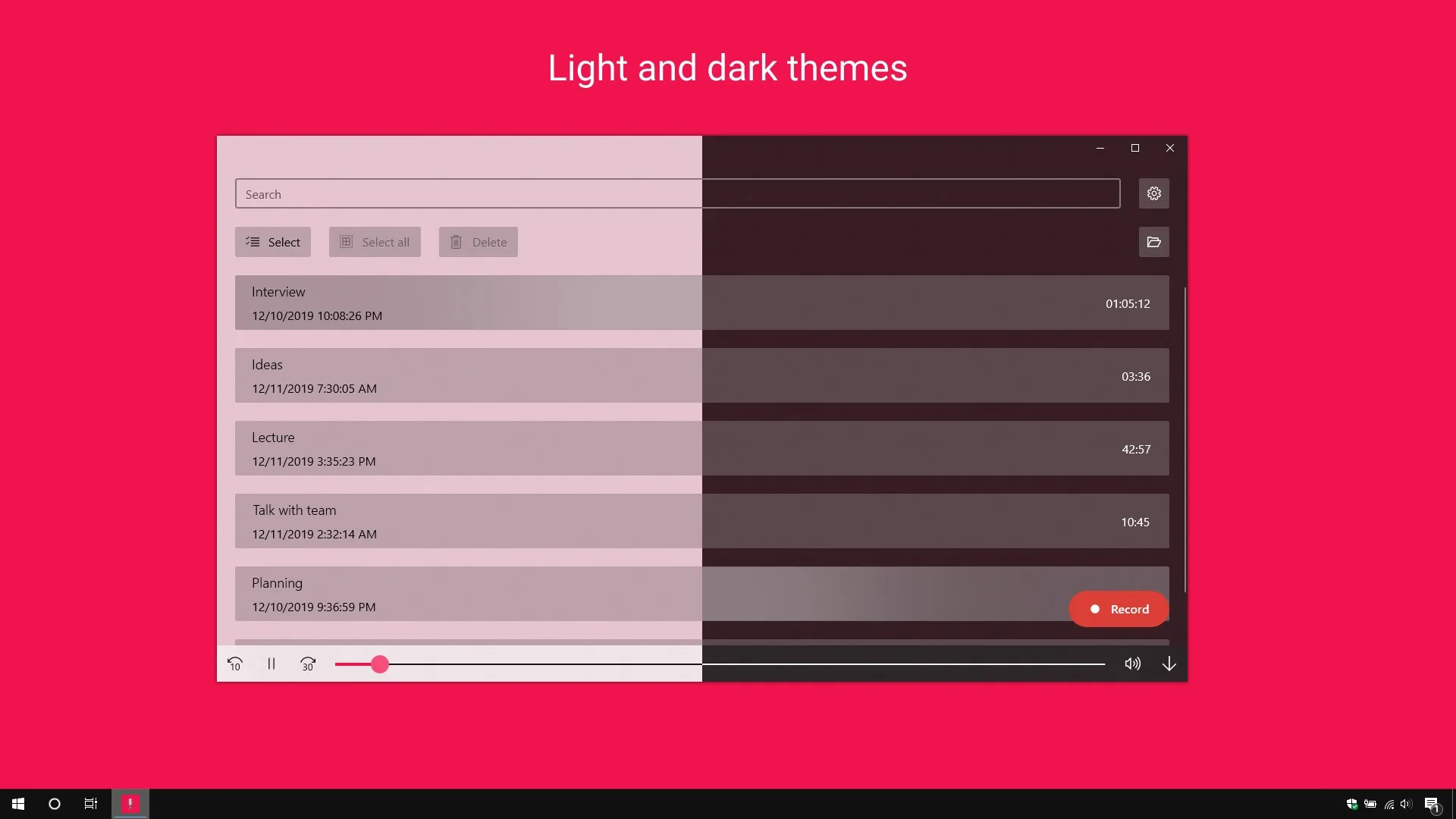 Avoice Recorder screenshot 1