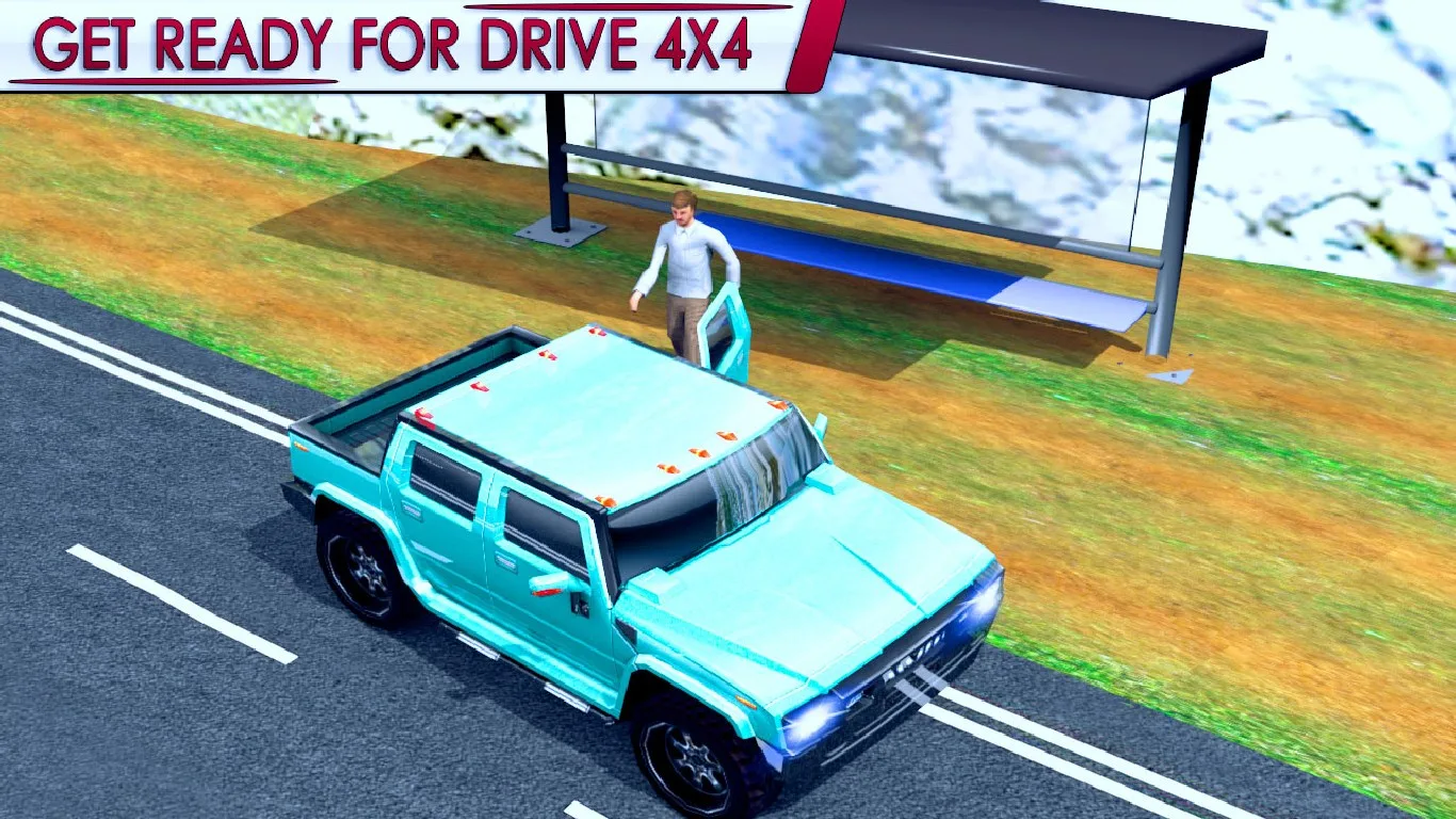 Offroad Jeep Mountain Drive : Car Parking Adventure 3D screenshot 1