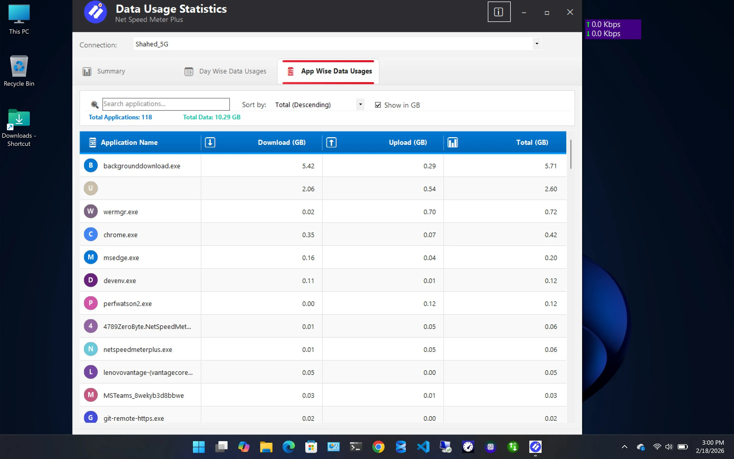 Net Speed Meter Plus screenshot 3