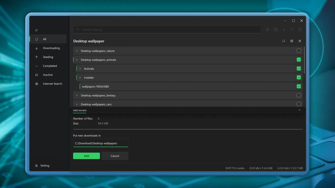 Torrent Manager PRO screenshot 2