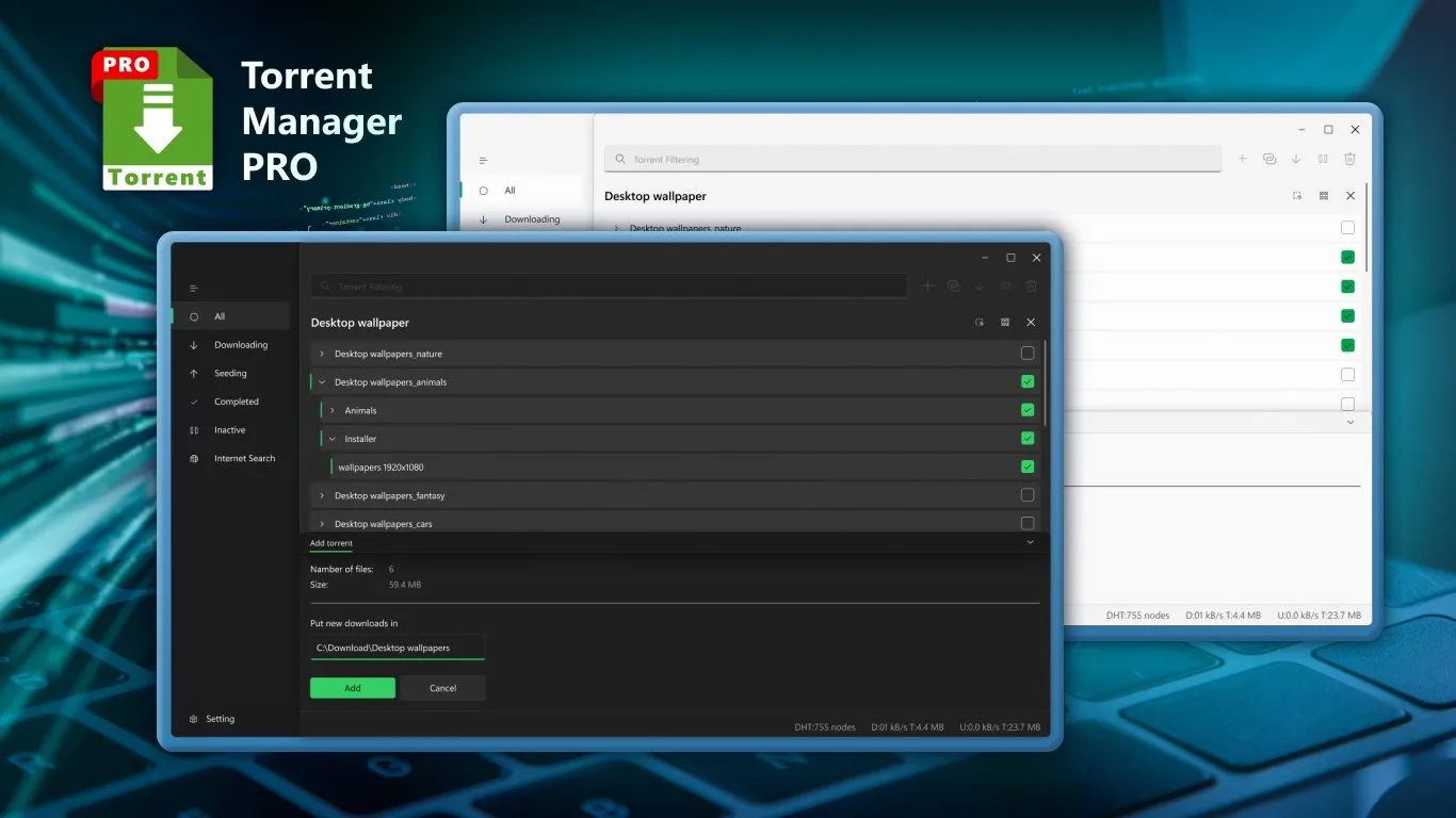 Torrent Manager PRO screenshot 4