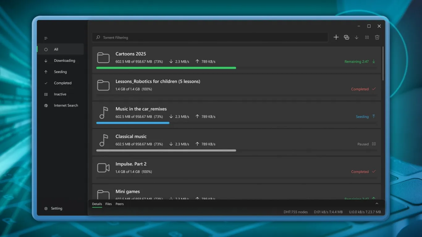 Torrent Manager PRO screenshot 5