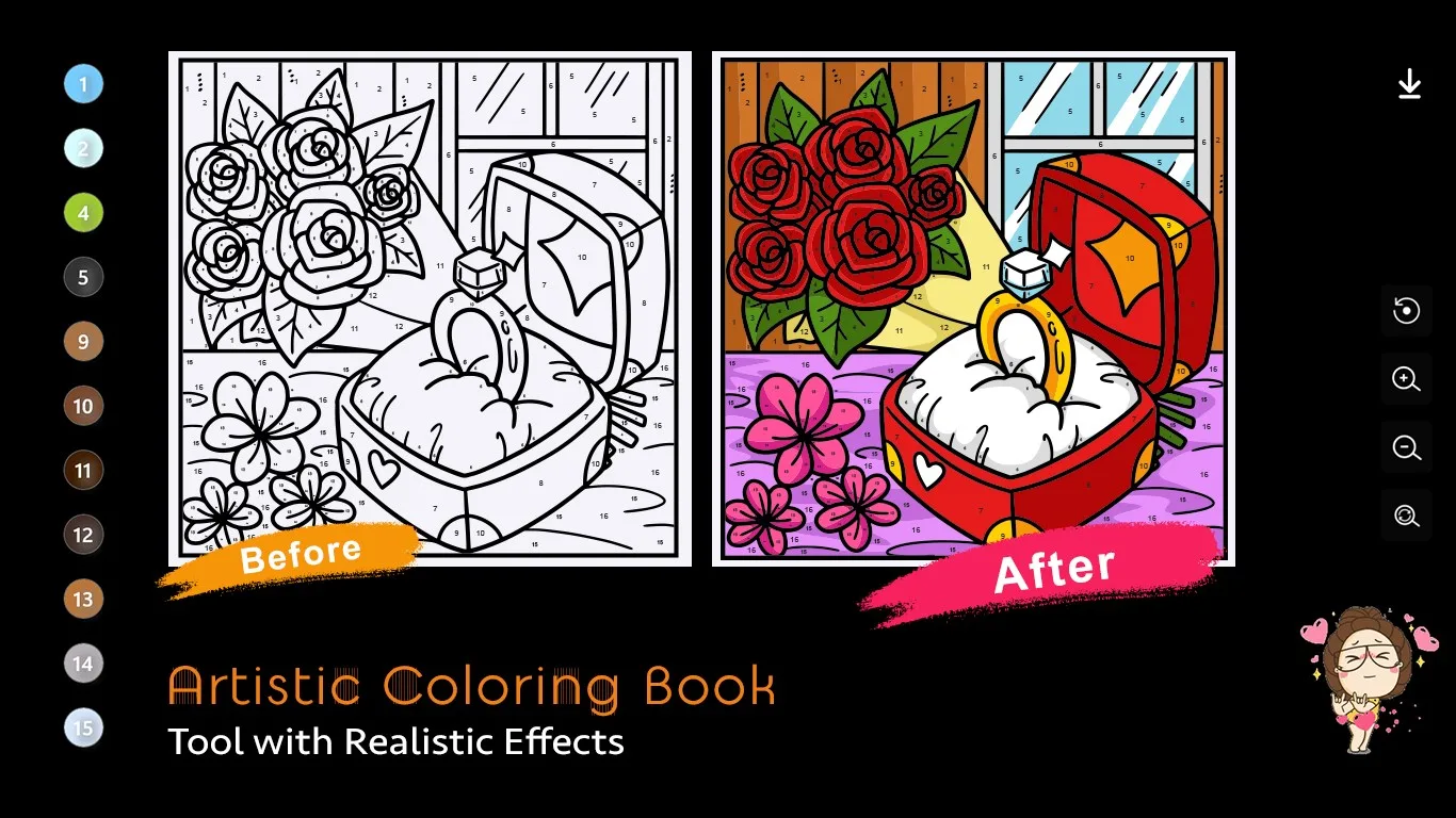 Paint Color By Numbers screenshot 5