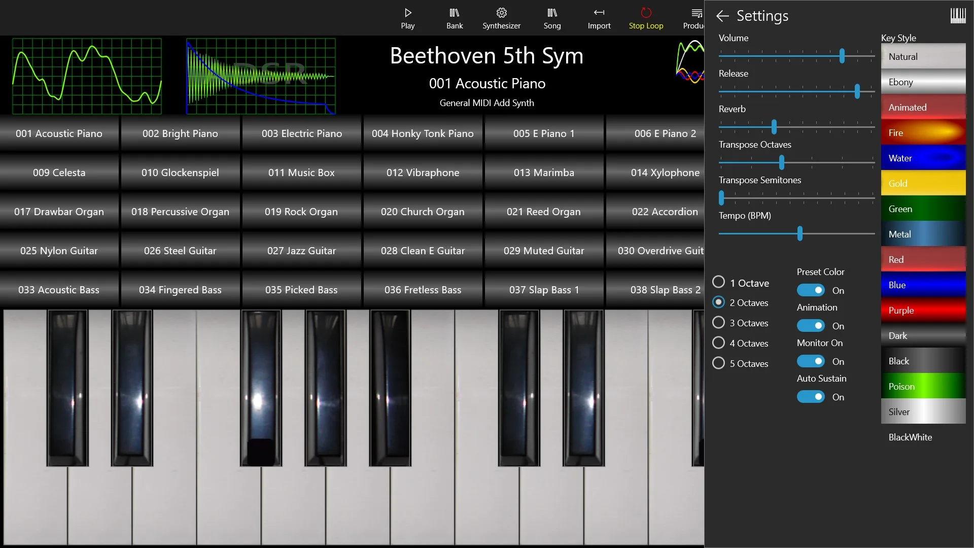 Free Music Keyboard screenshot 2
