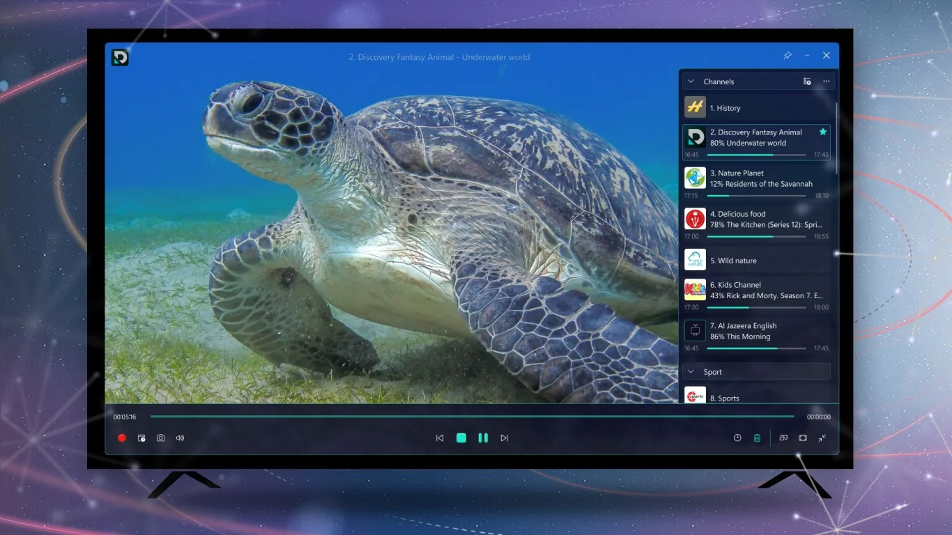Client for IPTV screenshot 1