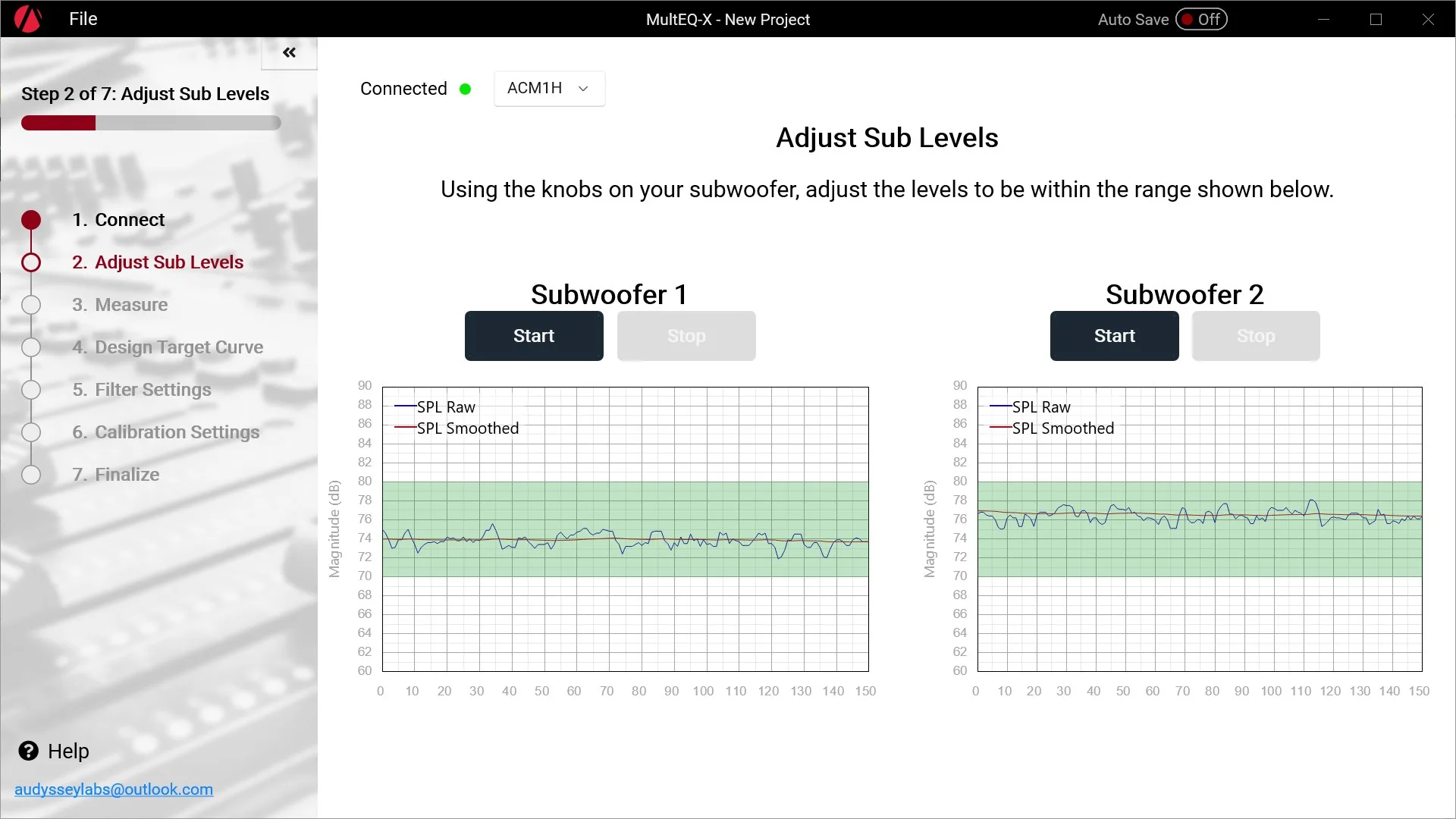 MultEQ-X screenshot 2