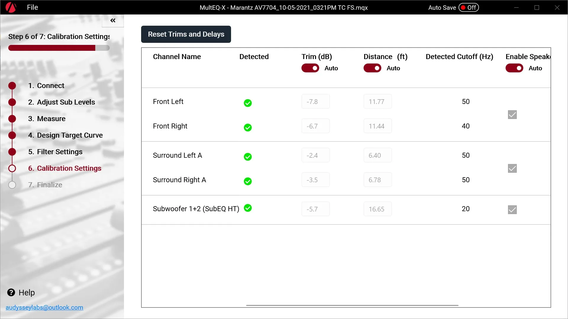 MultEQ-X screenshot 5