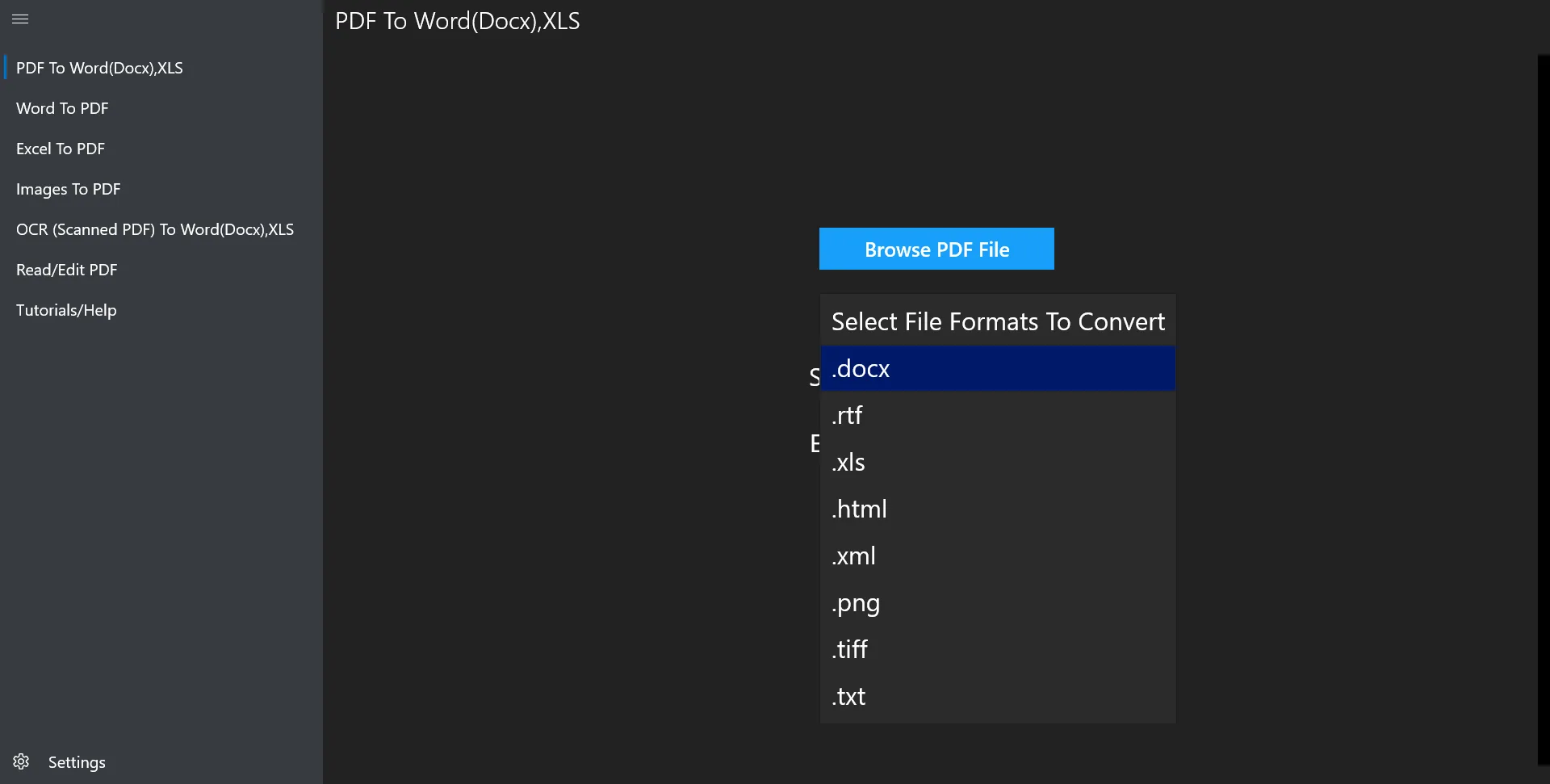 PDF Converter: PDF File Converter screenshot 3