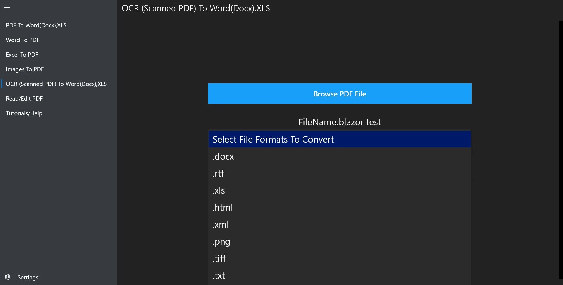 PDF Converter: PDF File Converter screenshot 4