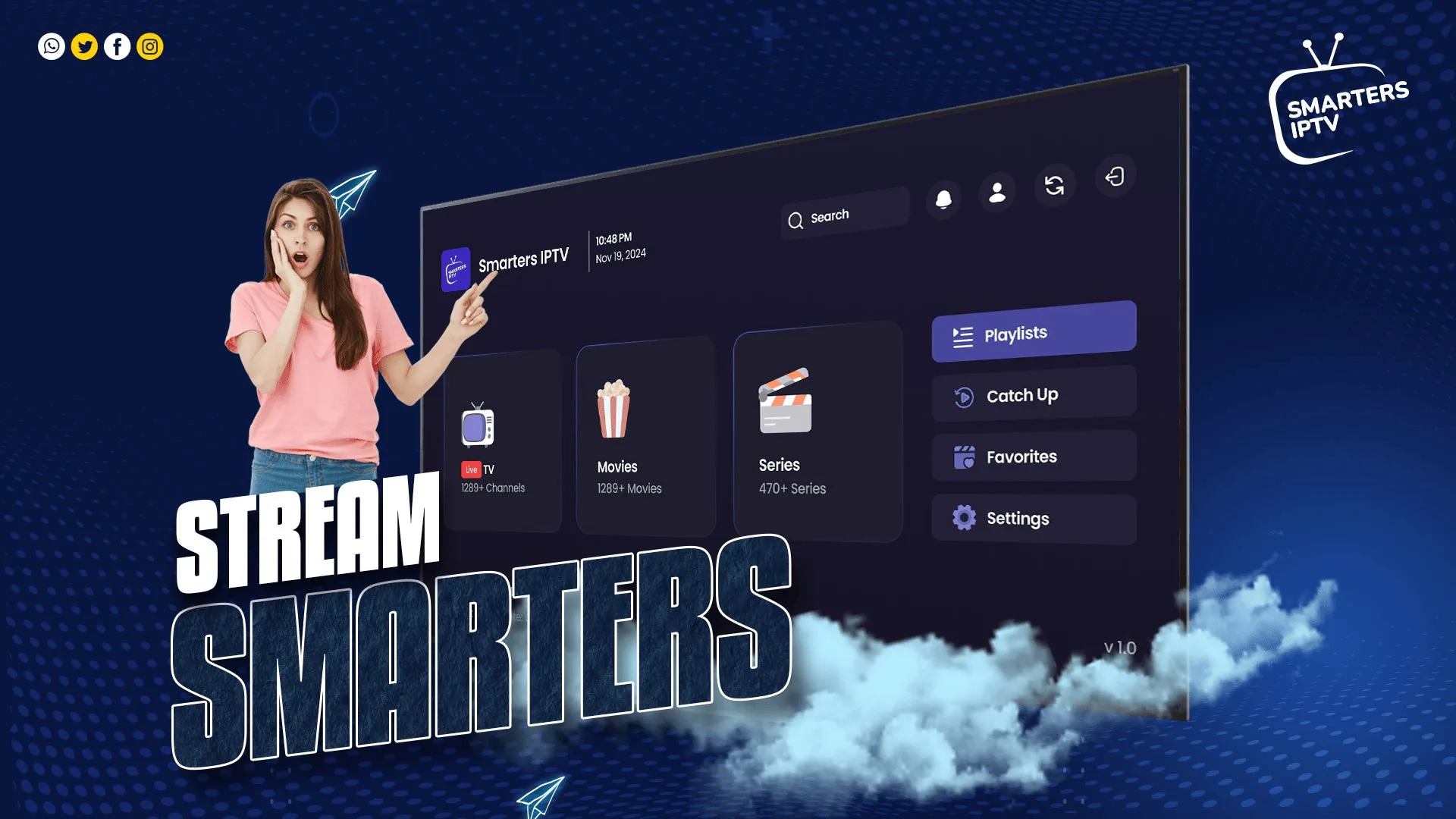 Smarters IPTV screenshot 1