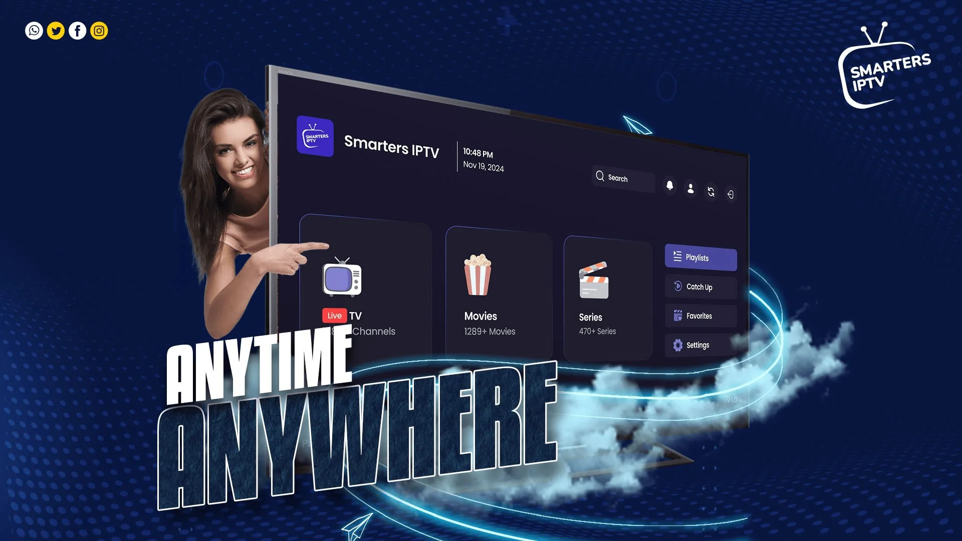 Smarters IPTV screenshot 2